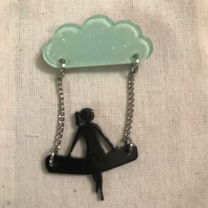 Erstwilder A View to a Cloud Brooch